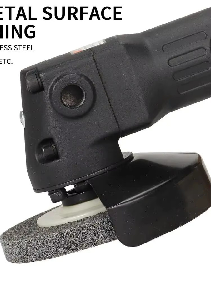 NuoDunco Nylonfaser Polierscheibe in Grau für Winkelschleifer zur Metall- und Holzbearbeitung sowie Glasreinigung, Durchmesser: 115 mm bis 125 mm - Bild 7