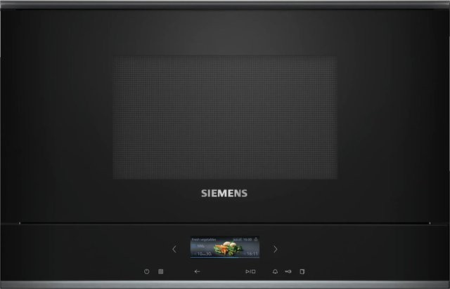 Siemens iQ700 Einbau-Mikrowelle BF722L1B1 in Schwarz - Bild 1
