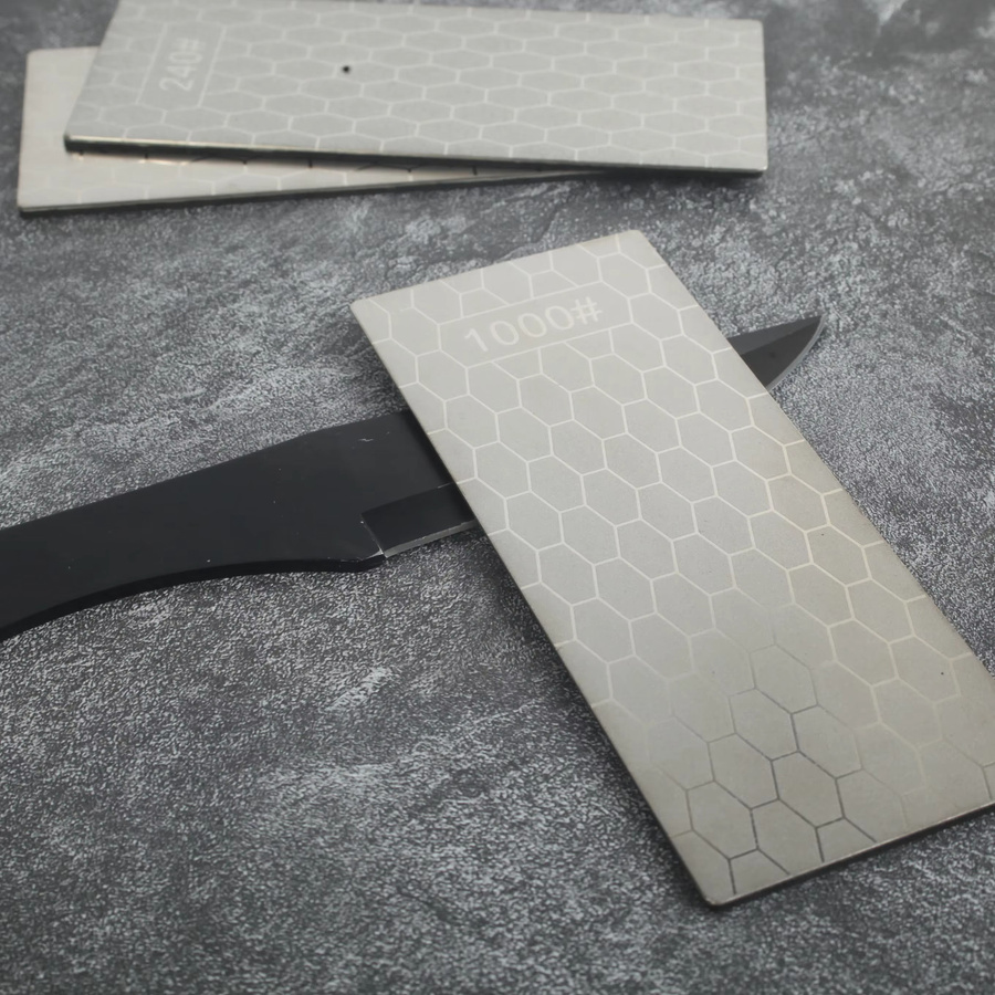 RSCHEF Diamantschärfer Wabenschärfer mit Diamantflocken in Grau - Bild 2