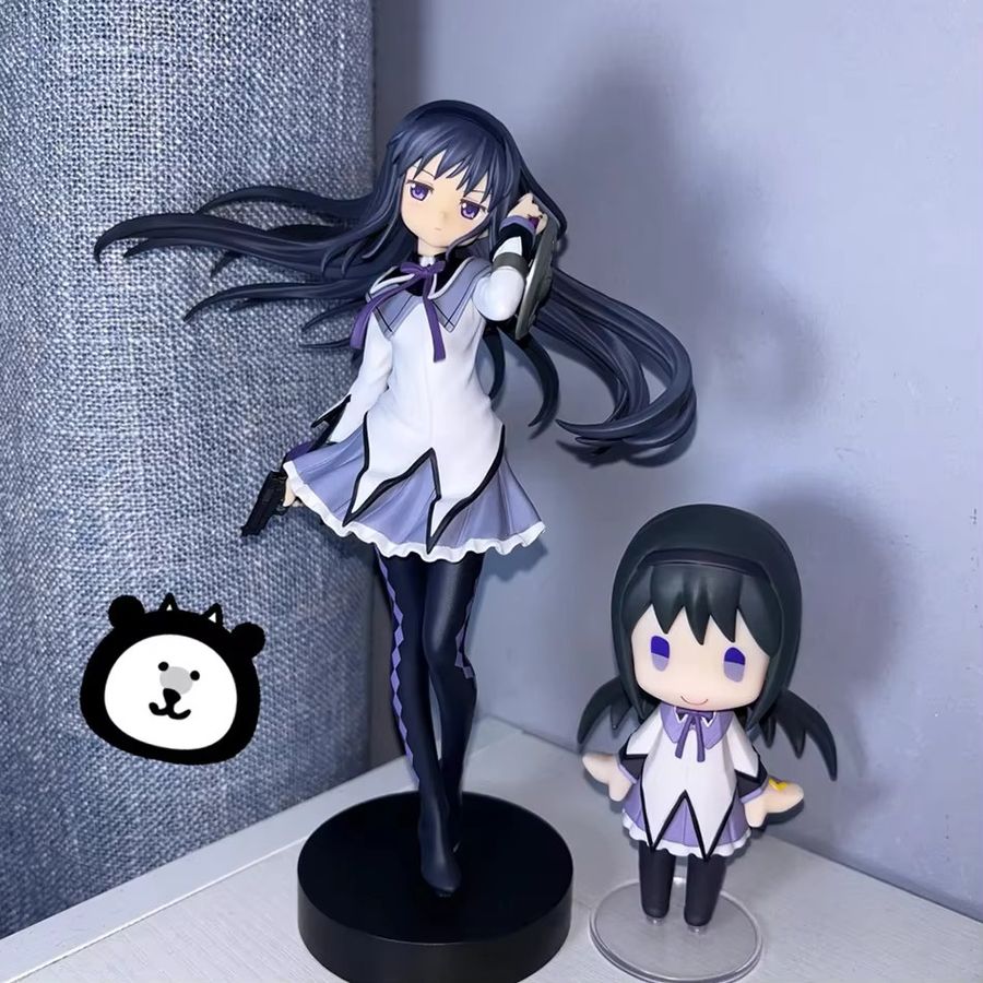 Bandai Akemi Homura Anime Figur aus Puella Magi Madoka Magica, Höhe: 18 cm, PVC Modell - Bild 3