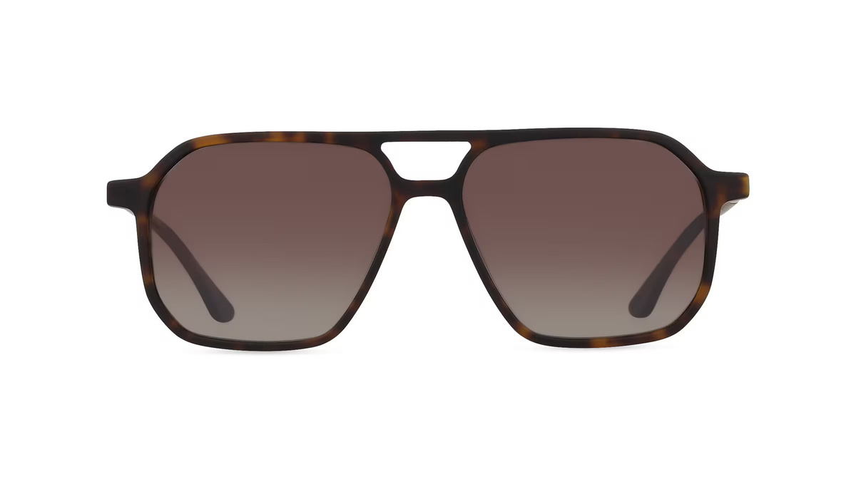 Woodfellas 11728 Sonnenbrille Pilot, Vollrand, Acetat, braun, Herren - Bild 1