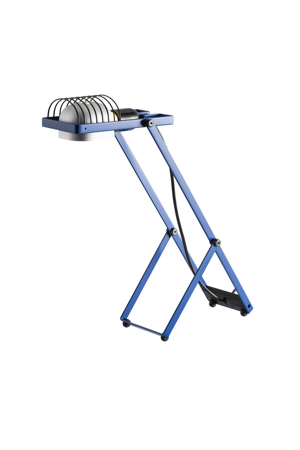 Artemide Sintesi Schreibtischleuchte in Blau mit höhenverstellbarem LED-Leuchtmittel - Bild 3