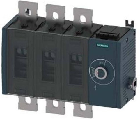 Siemens Lasttrennschalter 3polig 630A 8 Schließer 8 Öffner 690 V/AC grau 3KD46340QE400 - Bild 1