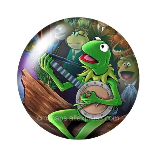 MINISO Fotoglas-Cabochons, Die Muppets Kermit der Frosch, 10-teilig - Bild 3