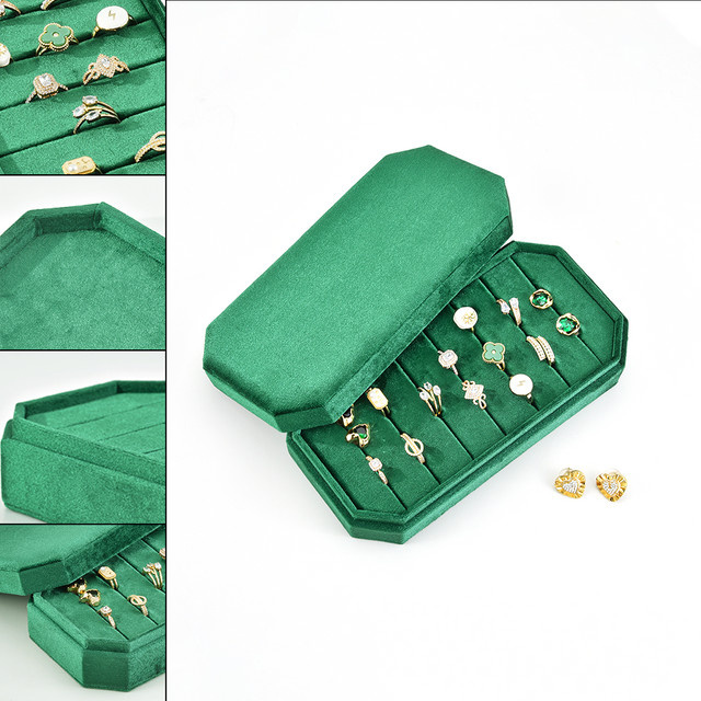 TAIMY Ringhalter mit Deckel, Wildleder, Unisex - Bild 1