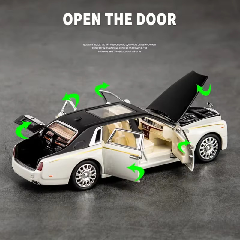 Maisto Rolls-Royce Phantom, Modellauto, 1:32, Metall, mit Sound und Licht - Bild 3