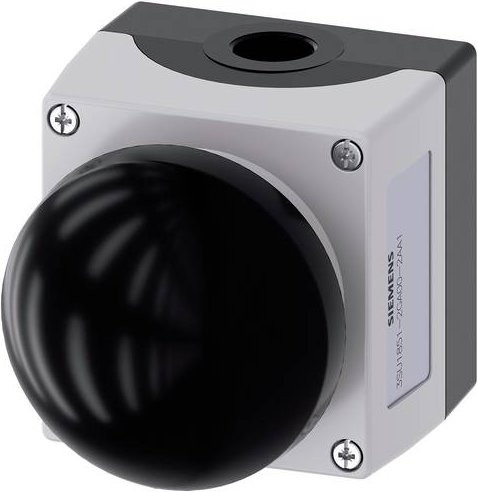 Siemens Gehäuse 3SU1851-2GA00-2AA1 in Grau und Schwarz aus Metall mit Schutzart IP66, IP67, IP69/IP69K - Bild 1