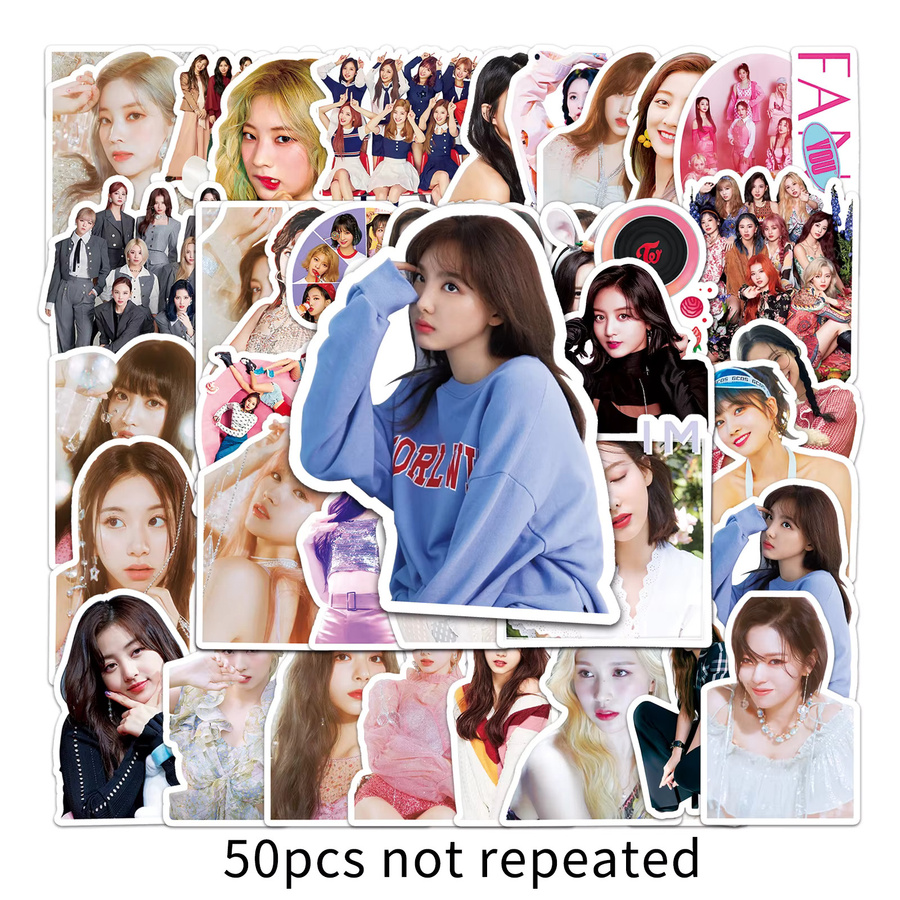 Kpop Sticker Set von 魅隆 mit südkoreanischen Mädchen Gruppen Motiven in Multicolor zur Dekoration von Laptop, Telefon und Gepäck - Bild 3