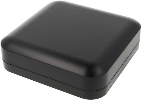 Hammond Electronics 1556FBK Universal-Gehäuse aus flammhemmendem ABS-Kunststoff in Schwarz B/T/H: 160 x 160 x 45 mm - Bild 1