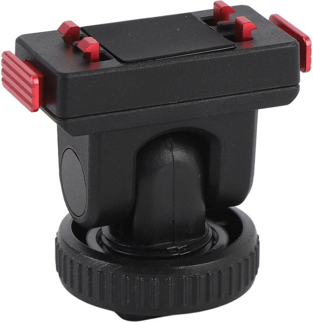 Koogeelife Magnetische Schnellverschlussbasis mit QR-Halterung und Cold-Shoe-Adapter für Pro 2, Schwarz - Bild 1