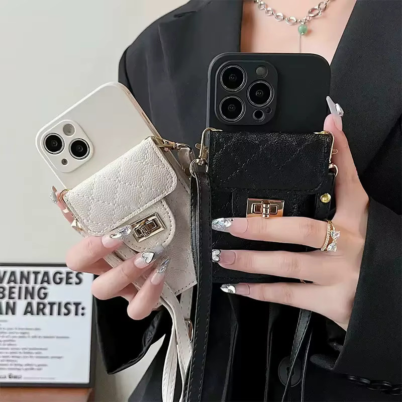 Luxuriöse Leder-Vintage Brieftaschen-Schutzhülle mit Umhängeband für Samsung Galaxy S26 Ultra S25 FE S24 Plus S23 S22 S21 in Weiß - Bild 3