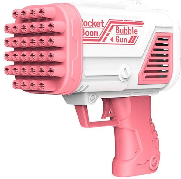 Yiran bag Gatling elektrische Seifenblasenmaschine, pink, ab 3 Jahren - Bild 1