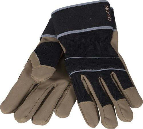 OX-ON Arbeitshandschuhe Extreme Comfort 4301, schwarz/braun, Größe 12, EN 388, PU-beschichtet - Bild 1