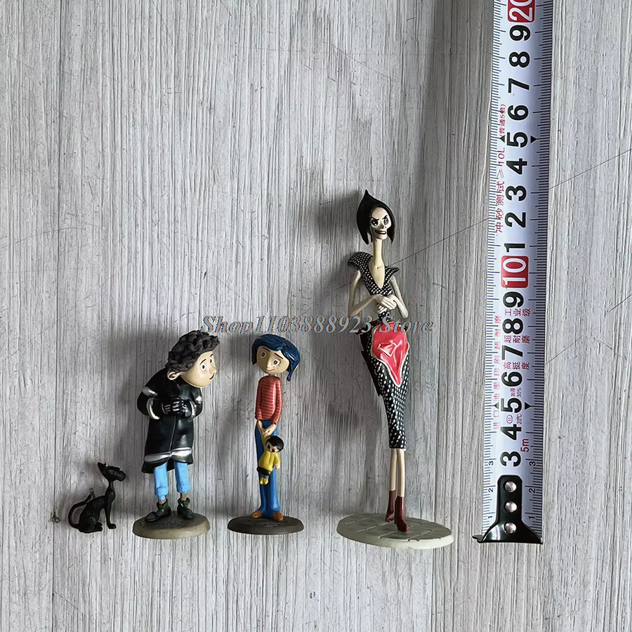 Bandai Coraline, Figurenset, bewegliche Gelenkfiguren, 3-teiliges Set, ab 14 Jahren - Bild 2
