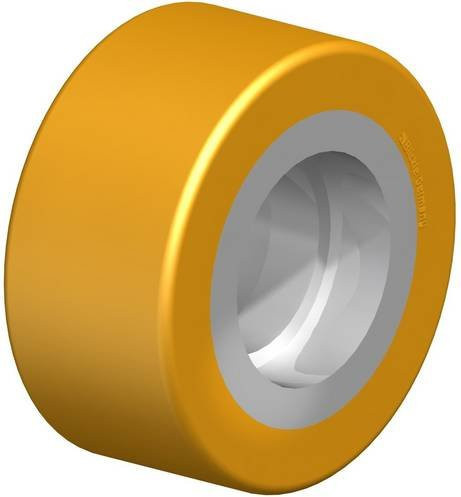 Blickle Hubwagenrolle RK-HTH 090x042/47x15-42-Z mit Rad-Durchmesser 90mm und einer Tragfähigkeit von 420kg - Bild 1