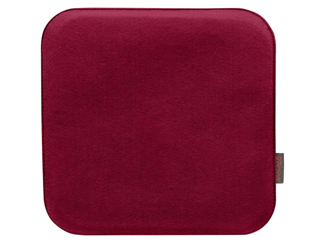 MAGMA Stuhlkissen Avaro 4er Set, eckig, Weinrot, B/T/H: 35 x 35 x 2 cm - Bild 2