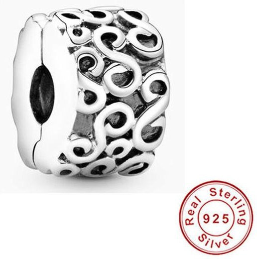 Lily there Clip Charm, 925 Silber, Zirkonia, Perle, Damen - Bild 1