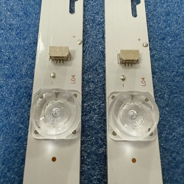 2er-Set LED-Hintergrundbeleuchtungsstreifen in Weiß für Kalley K-led32HDSPT2 und JVC LT-32T600R 4C-LB320T-JF8 JL.D32061330-004GS-M - Bild 1