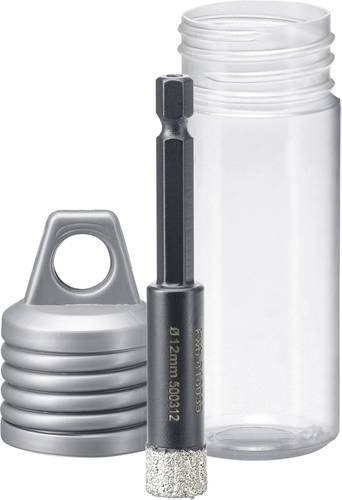 kwb Fliesenbohrer mit Sechskantschaft, Durchmesser: 12 mm, Farbe: Schwarz/Silber - Bild 1