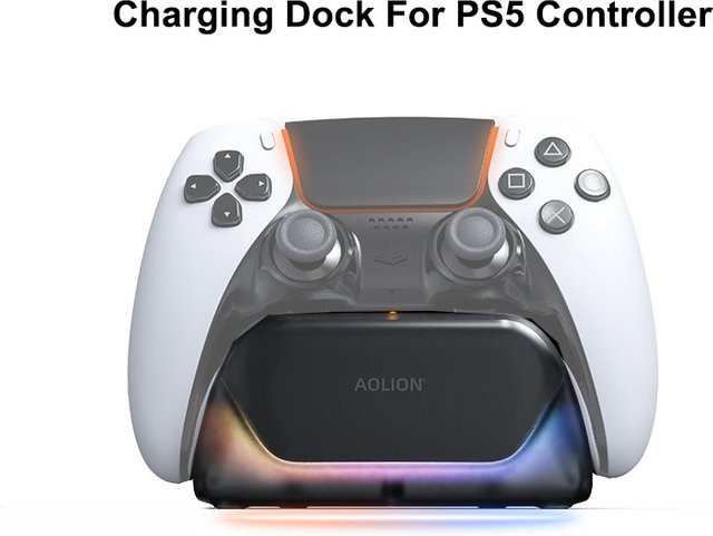 ERIKOLE Ladestation für PS5 Controller in Schwarz - Bild 1