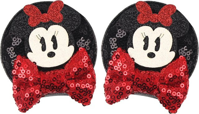 Disney Minnie Maus Ohr-Haarspangen, Pailletten, Schleifen, Mädchen - Bild 1