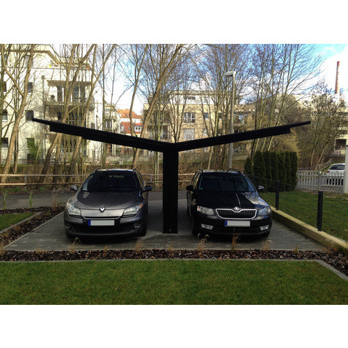 Ximax Doppelcarport Linea Typ 110 Schwarz B/T: 547,6 x 495,4 cm - Bild 4