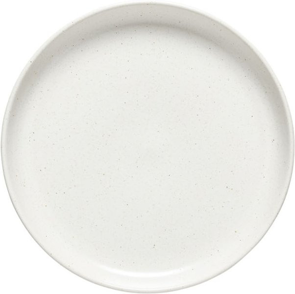Costa Nova Pacifica Salat- und Dessertteller aus Keramik, Weiß, 12er Pack, Durchmesser: 22,4 cm, Höhe: 2,5 cm - Bild 1
