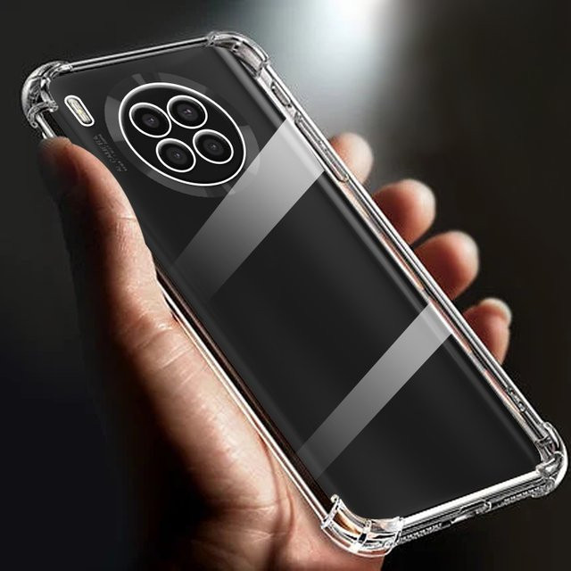 Stoßfeste transparente Handyhülle für Huawei Honor 50 Lite NTN-L22 und Nova 8i mit Airbag-Schutz, 6,67 Zoll, Farbe: Transparent - Bild 1