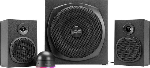 Speedlink GRAVITY LT 2.1 Subwoofer System mit Bluetooth in Schwarz - Bild 1