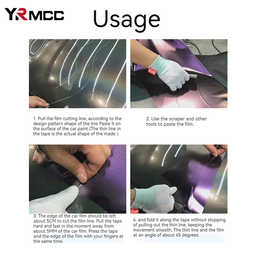 Knifeless Tape Transparent Sicherheitsschneideband für Auto Vinyl Folie und Aufkleber - Bild 4