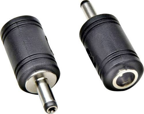 BKL Electronic 072227 Niedervolt-Adapter Set mit Stecker und Buchse in Schwarz (4mm, 1.7mm, 5.6mm, 2.1mm) - Bild 1