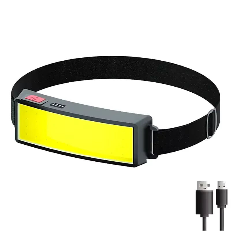 ESMARTER COB Tragbarer LED Scheinwerfer Schwarz mit USB-Akku für Outdoor, Camping, Angeln und Klettern - Bild 7