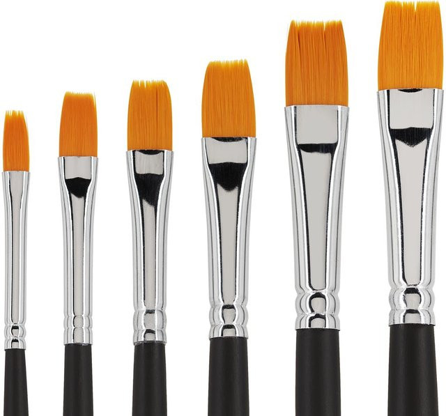 VBS Flachpinsel BASIC 6er Set - Bild 1
