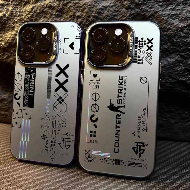 Bunte CSGO Kollektion Silikon Handyhülle für Apple iPhone 17 16 15 14 13 12 Pro Max Plus Mini - Bild 1