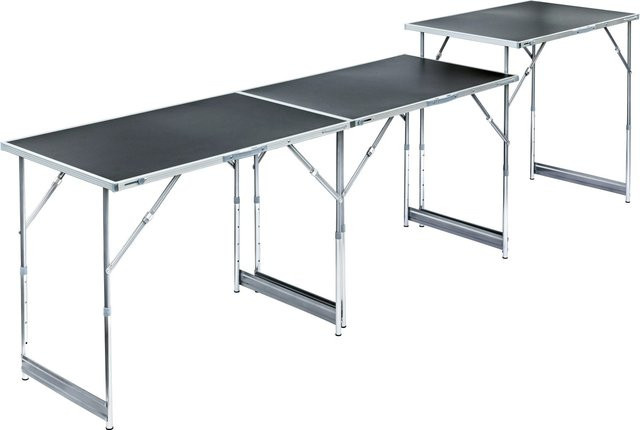 LUX-TOOLS Mehrzwecktisch MZT-100/60-3 Profi in Schwarz-metallic, höhenverstellbar, B/T/H: 100 x 60 x 94 cm - Bild 1