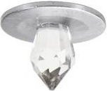 Brumberg 12002034 LED-Einbauleuchte in Chrom und Transparent, runde Deckenleuchte mit Glaselementen - Bild 1