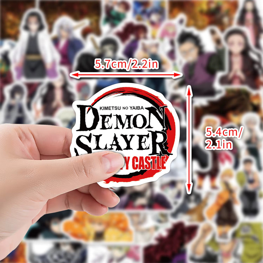Bandai Kimetsu No Yaiba Demon Slayer Sticker, 50-teiliges Set - Bild 2