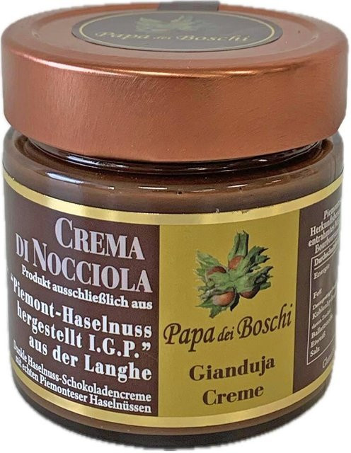 Papa dei Boschi Gianduja Schoko-Haselnusscreme 250 g - Bild 1