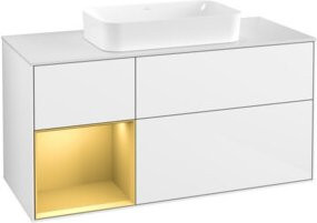 V&B Waschtischunterschrank Finion in Weiß, B/T: 120 x 60 cm - Bild 1