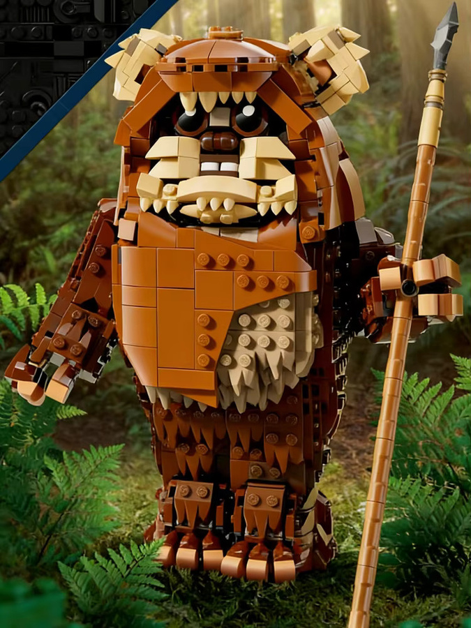 LEGO Star Wars UCS Wicket Ewok Dschungel-Krieger Sentinel, Baustein-Modell, 1.010 Teile, ab 14 Jahren - Bild 6