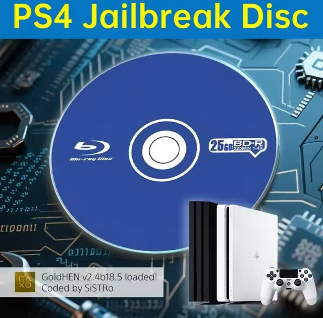 Gryan JB Disc Tool für PS4 Firmware 9.0-12.52 Bootable Disc Upgrade Zubehör - Bild 1
