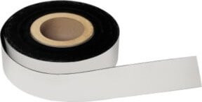 Magnetoplan Magnetband aus PVC in Weiß, Breite: 25 mm, Höhe: 0,6 mm, Länge: 30 m - Bild 1