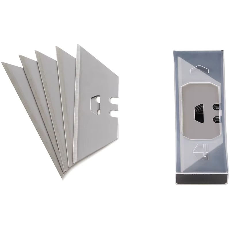 Toughbuilt 30er-Pack Allzweckmesserklingen aus Kohlenstoffstahl, 18mm Snap-Off Ersatzklingen, Silber - Bild 2
