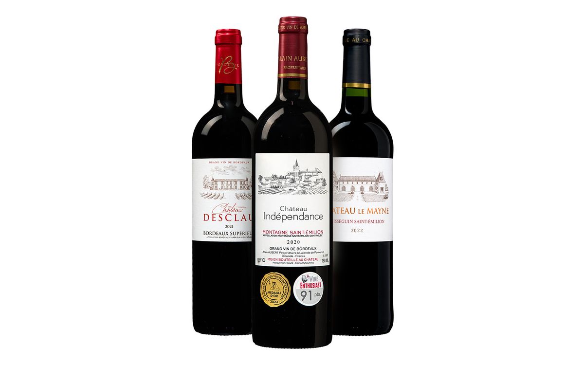 dieweinboerse.de Rotwein Bordeaux Probierpaket, 2,25 l - Bild 2