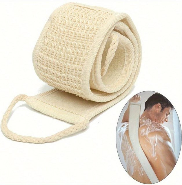NATAWA Peeling-Badehandtuch Luffa-Schwamm, Apricot, Unisex - Bild 1