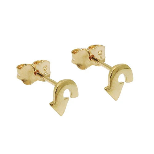 Colfem Ohrstecker Wendepfeil, 375 Gold, Unisex - Bild 1