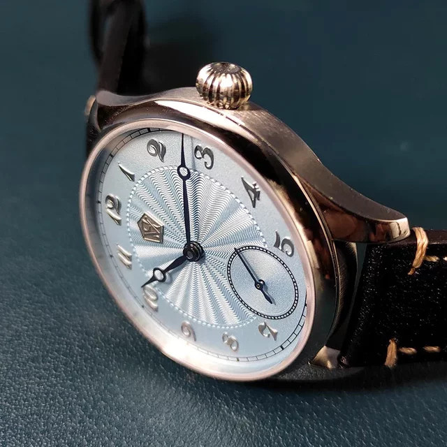 HEIMDALLR Armbanduhr, Handaufzug, Edelstahl, Silber, Herren - Bild 1