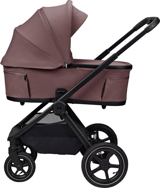 Moon Diamond Kombikinderwagen GIO FOLD Air in Braun mit Aluminiumgestell und Federung - Bild 1
