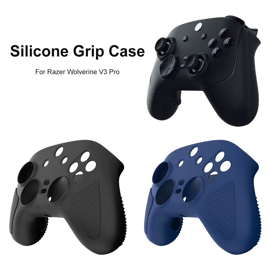 Razer Wolverine V3 Pro Gaming-Controller Silikon-Grip-Hülle in Schwarz für vollständigen und sturzsicheren Schutz - Bild 2