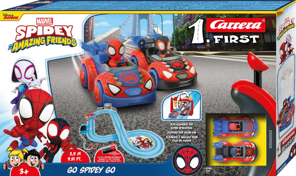 Carrera First Spidey - Go Spidey Go! Rennbahn Start-Set ab 3 Jahren